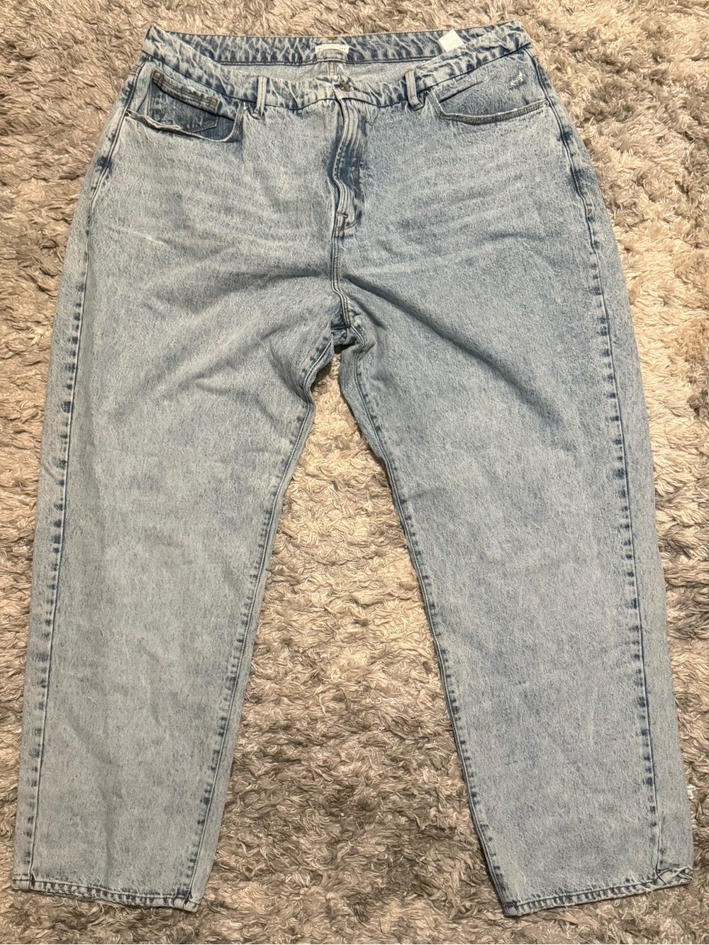 GOOD AMERICAN 90s loose jeans